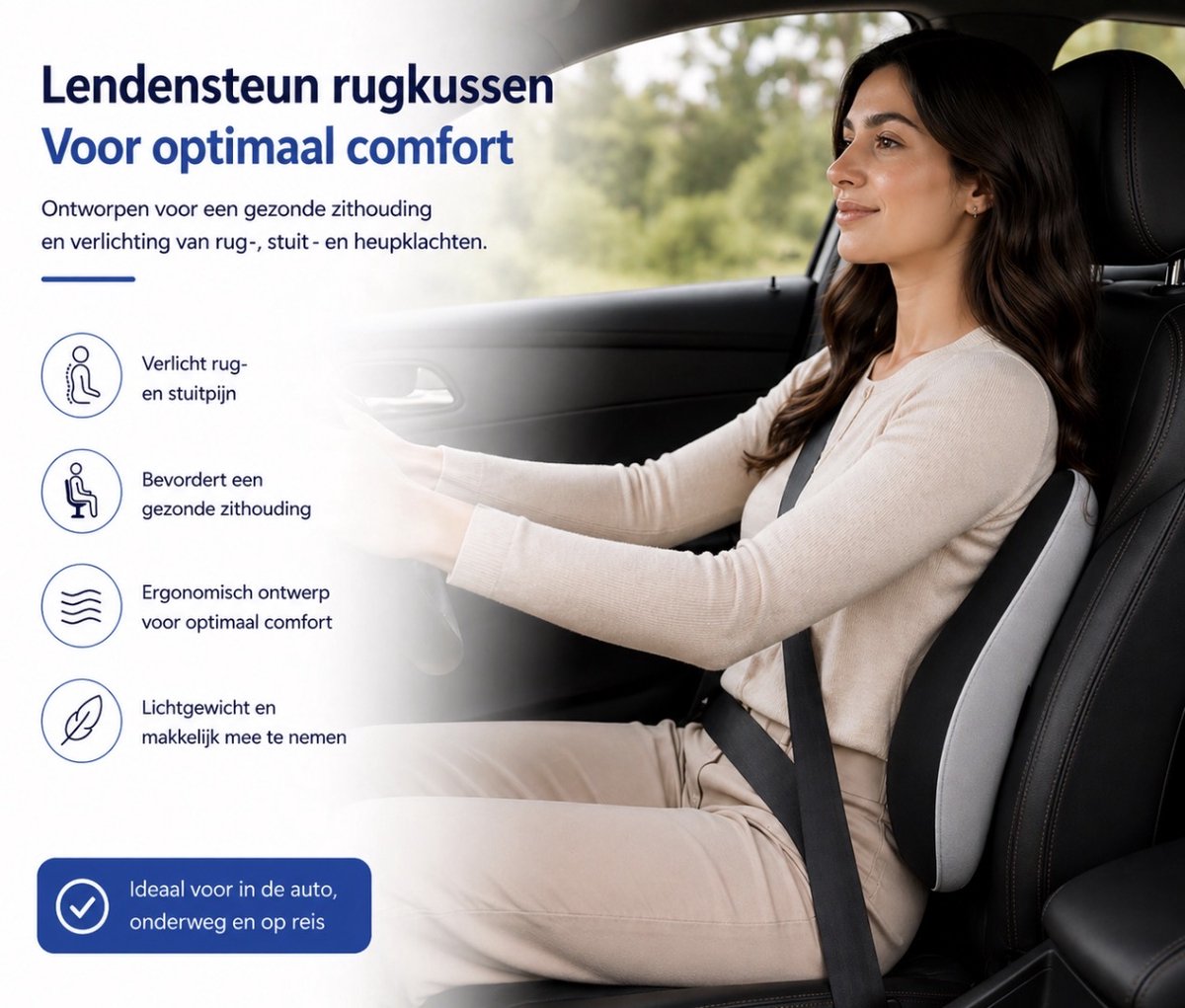 Ergonomische Rugsteun met Koelgel, foto 4