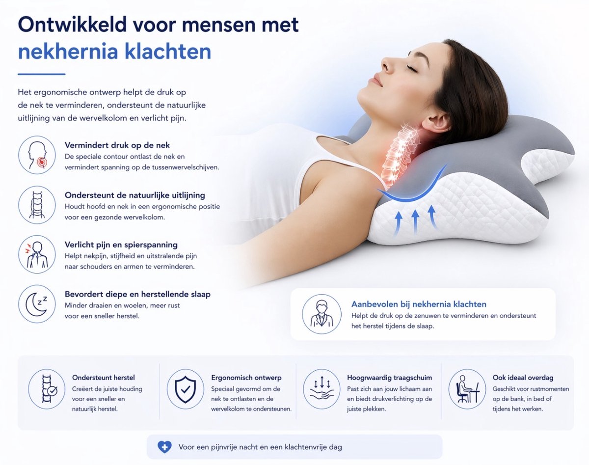 Waarom de Orthopedisch Nekkussen Memory Foam?