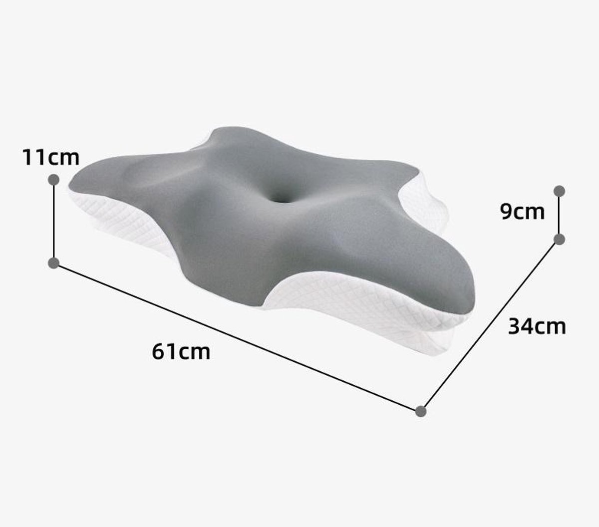 Orthopedisch Nekkussen Memory Foam, foto 6