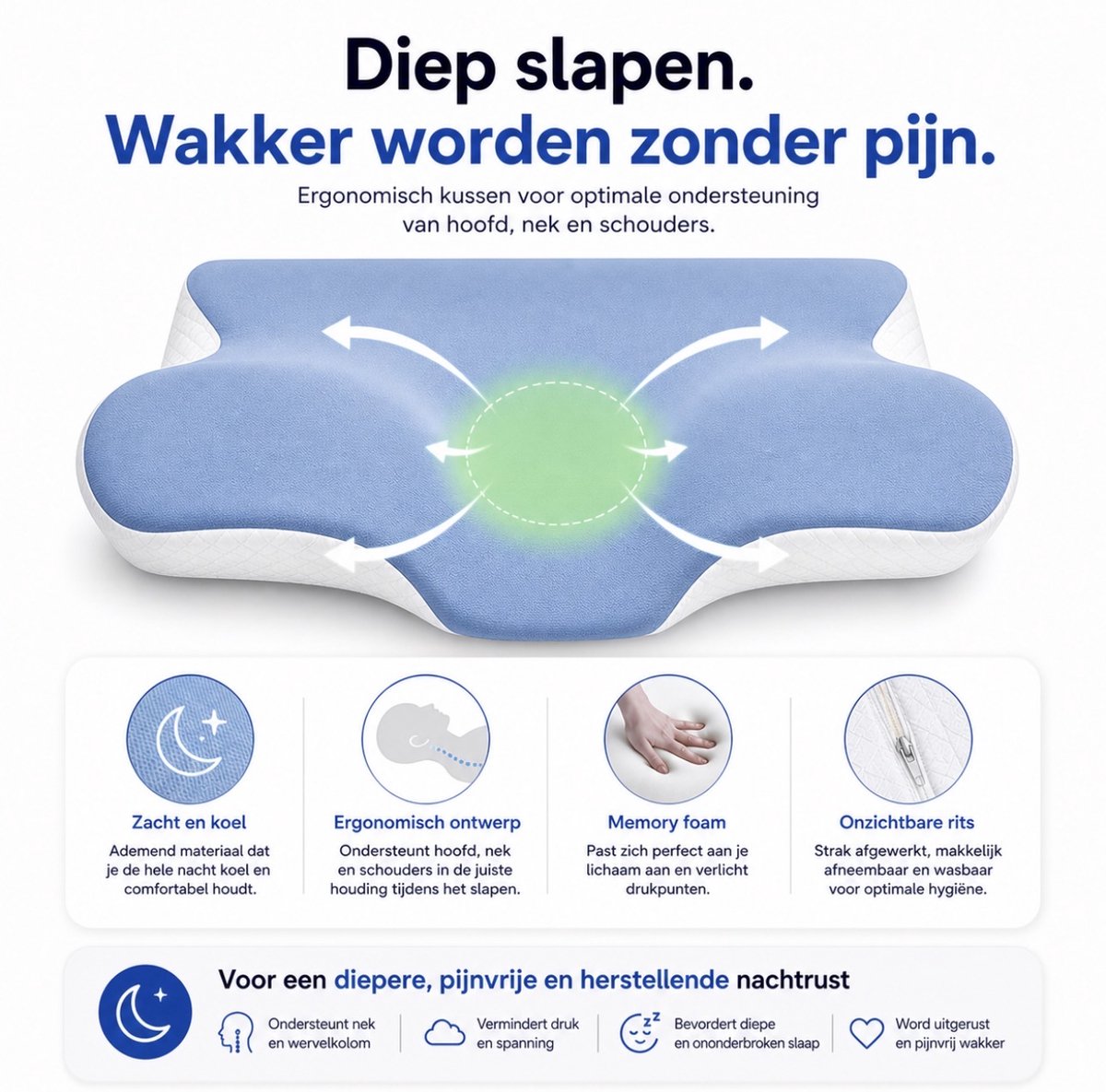 Vlinderkussen met Neksteun, foto 5